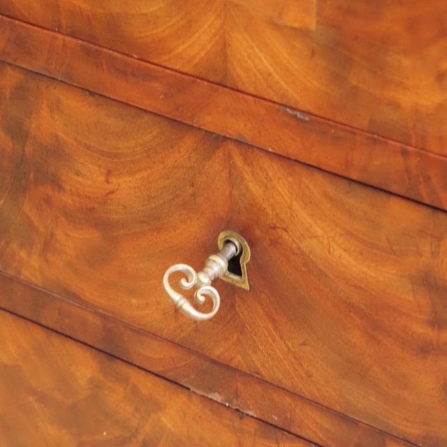 Louis Philippe Secretary in Mahogany with Marble Top, 1850 For Sale - Image 10 of 18