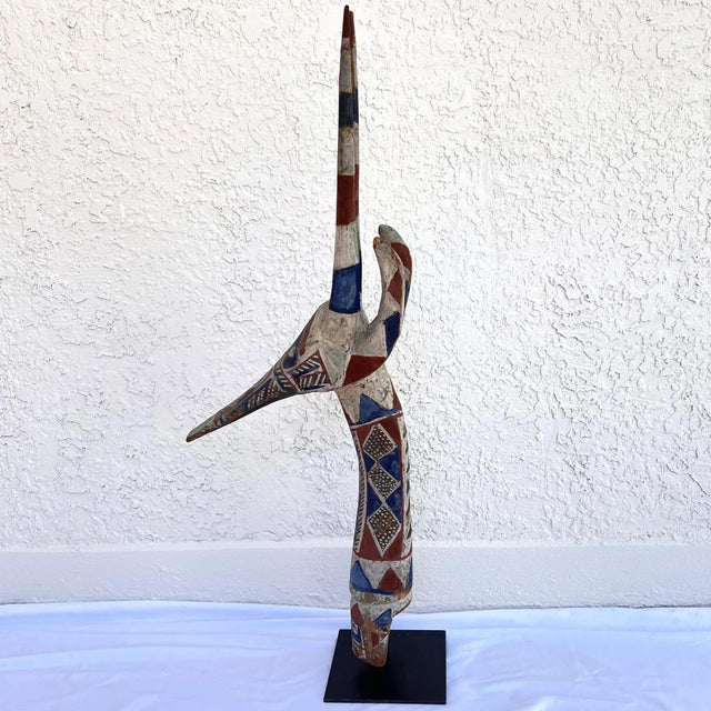 African Early 20th Century Kurumba Wood Carving Burkina Faso MATTER COLLECTION For Sale - Image 3 of 8