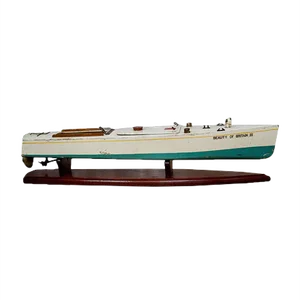 Bassett Lowke Model Motor Boat by Bing British, 1932