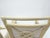 Ficks Reed Vintage Target Back Rattan Armchairs With Custom Geometric Upholstery For Sale - Image 4 of 11