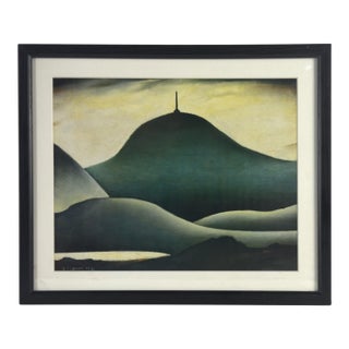 English l.s. Lowry Framed Print "A Landmark" For Sale