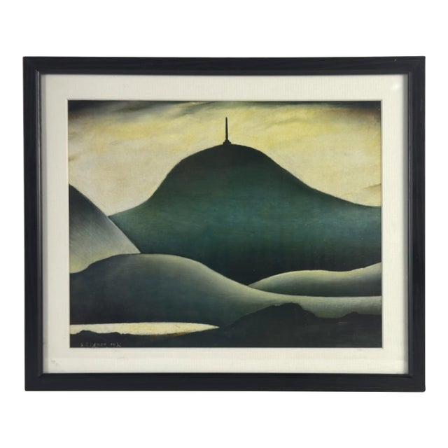 English l.s. Lowry Framed Print "A Landmark" For Sale