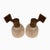 Brass Wall Lamps with Ribbed Glass from Fidenza Vetraria in the Style of Azucena, 1950s, Set of 2 For Sale - Image 10 of 10