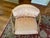 These vintage Marge Carson chairs are upholstered in Italian silk brocade. Custom cushions are meticulously crafted with...
