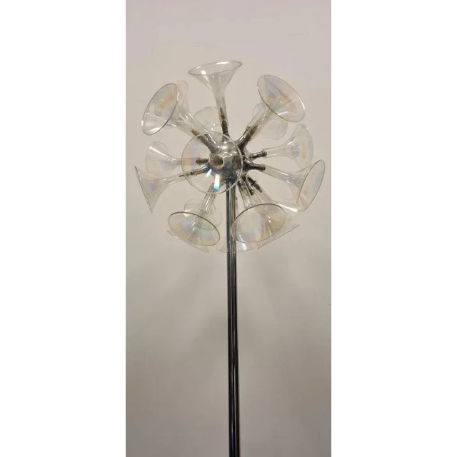 Metal Vintage Sputnik Floor Lamp For Sale - Image 7 of 8