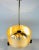 Gold Mid-Century Brass Chandelier from Kaiser, 1960s For Sale - Image 8 of 12