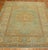 Turquoise Pink Antique Indian Amritsar Room Rug For Sale In New York - Image 6 of 6