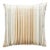 The House of Scalamandré Timberlake Velvet Pillow, Travertine For Sale