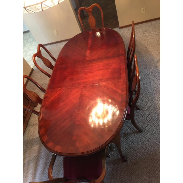 Vintage Dixie Furniture Co. Cherry Dining Set Chairish