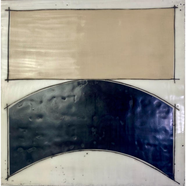 Encaustic Mixed Media Installation by Gina Cochran - "Cavalier" - 16 Panels For Sale - Image 13 of 18