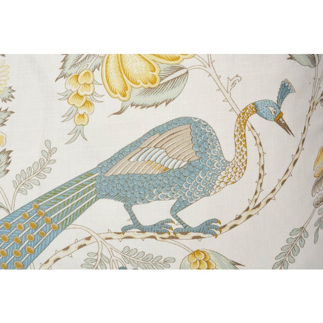 2010s Schumacher Campagne Print Double-Sided Pillow 18" X 18" For Sale - Image 5 of 7