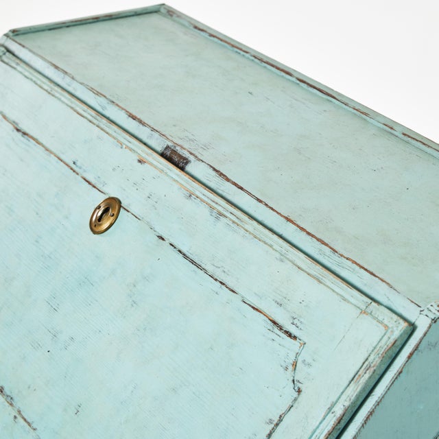 Gustavian Folding Secretary, 1820s For Sale - Image 4 of 6