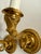Metal Pair of Italian Neoclassical Brass Single Arm Sconces For Sale - Image 7 of 7