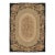 Antique Hooked Floral Wreath Medallion Wool Rug by Rug & Kilim, Usa, 1920–1929 For Sale