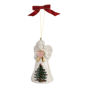 Spode Christmas Tree Angel Ornament 3"