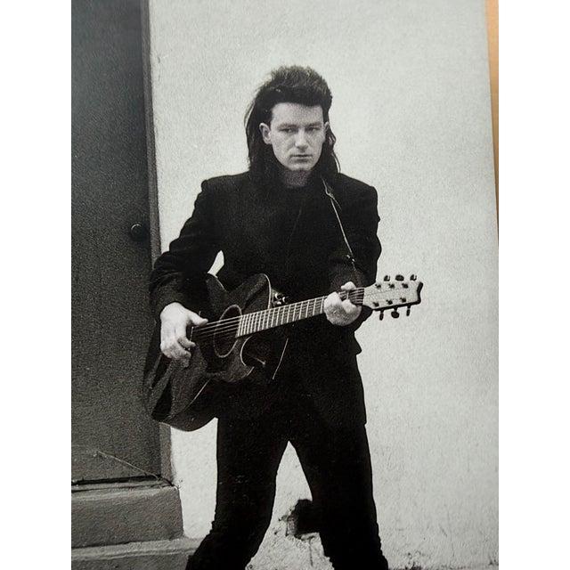 Paper Anton Corbijn, U2 Outside It's America, Photographed by Anton Corbijn, Copyright Athena Int.., London 1989, Printed in England For Sale - Image 7 of 10