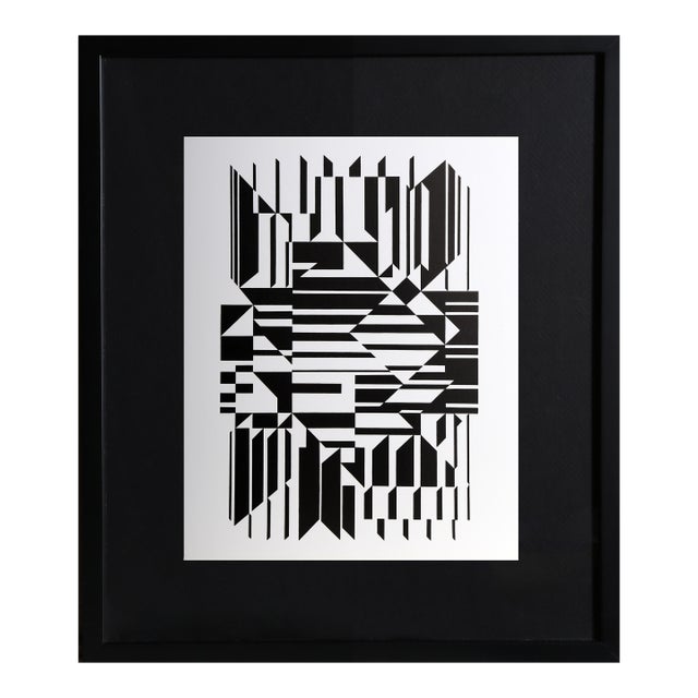 Victor Vasarely, Tilla, Offset Lithograph For Sale