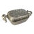 Vintage Mid-Century Modern Donald Drumm Aluminum Covered Casserole Dish For Sale