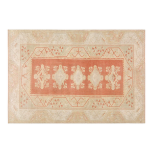 Vintage Turkish Anatolian Hand Knotted Wool Rug, 5'3"x8'