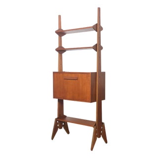 Vintage One-Bay Bookcase, Italy, 1960s For Sale