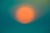 A Farewell to Day 7.2 by Tal Paz-Fridman | Photography of a blurred orange sun on a teal background For Sale