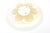 Vintage Murano Glass Bowl With Flower Design and Gold Aventurine, 1980's, Italy For Sale - Image 9 of 10
