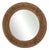Circular Brass Mirror, 1930s For Sale