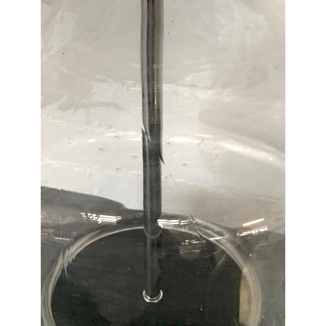 1960s Etched Glass Lamps - a Pair For Sale In Palm Springs - Image 6 of 15