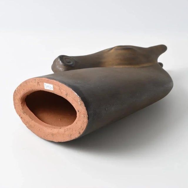 Vintage Ceramic Horse Head Figurine by Anette Edmark, 1990s For Sale - Image 6 of 8