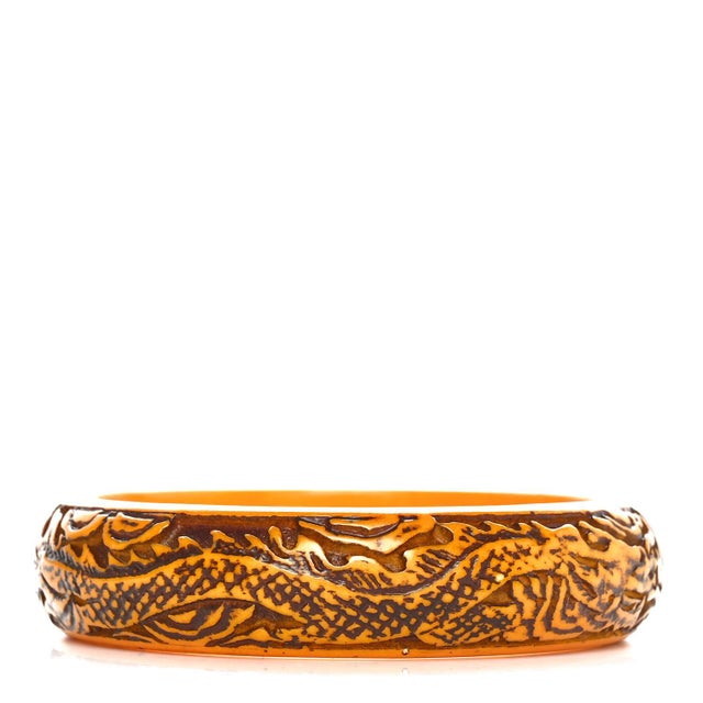 Modern Gucci Resin Flora S Giallo Bracelet For Sale - Image 3 of 6