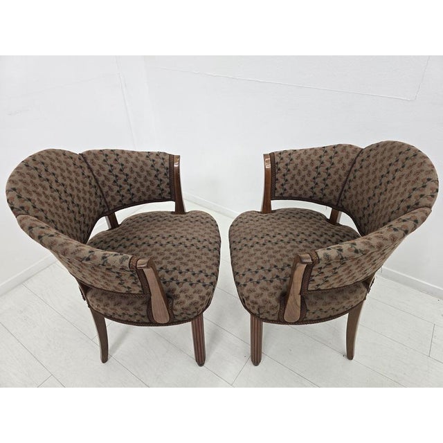 French Art Deco Armchairs in the style of Paul Follot, 1925, Set of 2 For Sale - Image 14 of 18