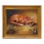 "Fox's Meal" Contemporary Reproduction Print on Canvas, Framed 14-1/4" x 17-1/4" For Sale