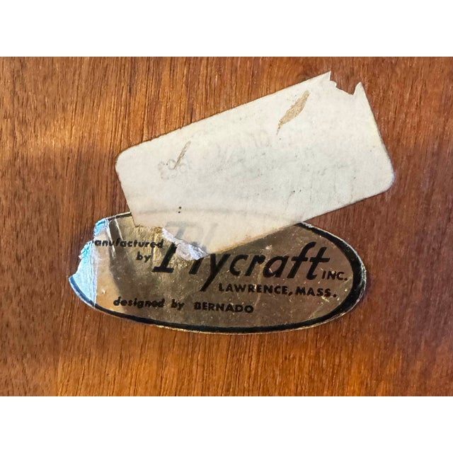 Mid-Century Modern Early Norman Cherner Side Chairs for Plycraft, Set of 6 — Rare "Bernardo" Label, Circa 1958–1963 For Sale - Image 3 of 13