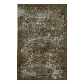 Vintage Middle Eastern Hand-Knotted Rug For Sale