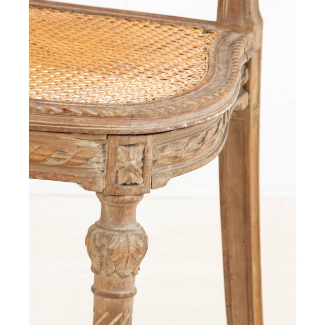 Louis XVI Silk Embroidery Panel Chair, Ca. 1900 For Sale In New York - Image 6 of 8