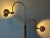Mid-Century Brown Double Arc Cone Floor Lamp from Gepo For Sale - Image 6 of 11