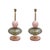 Geometric Murano Glass Table Lamps in Pink and Green in the style of Sottsass, 2000, Set of 2 For Sale - Image 9 of 9