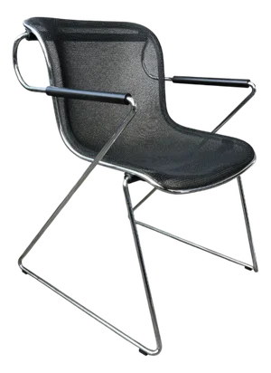 Industrial Penelope Dining Chairs by Charles Pollock for Anonymous Castelli, Italy 1980s