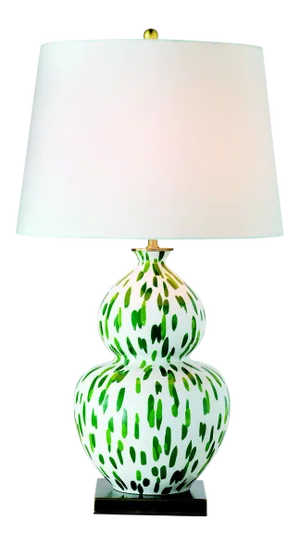 Port 68 Madcap Cottage Mill Reef Palm Double Gourd Lamp