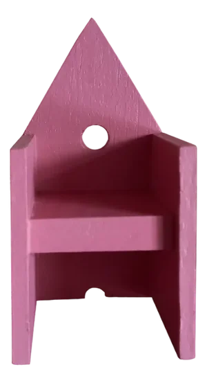 Miniature Pink Vescovina by Lanfranco Benvenuti for Meccani Arredamenti, 1985