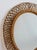 Vintage Italian Rattan Wall Mirror, 1960s For Sale - Image 3 of 10