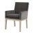 Contemporary Drake Velvet Arm Chair For Sale - Image 3 of 7