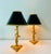 1950s Art Nouveau Style Brass Foliage Table Lamps France 1950s, Set of 2 For Sale - Image 5 of 18