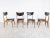 Black Vintage Dining Chairs attributed to Louis Van Teeffelen, 1960s For Sale - Image 8 of 10