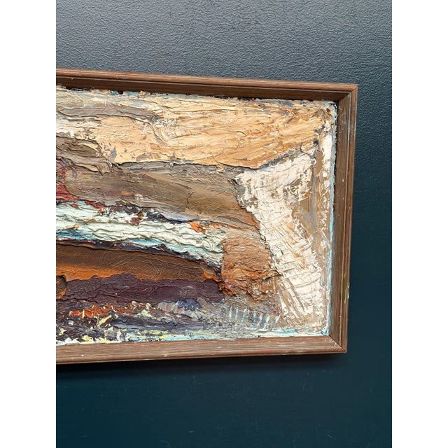 Swedish Artist, Abstract Composition, 1950s, Oil on Canvas, Framed For Sale - Image 4 of 18