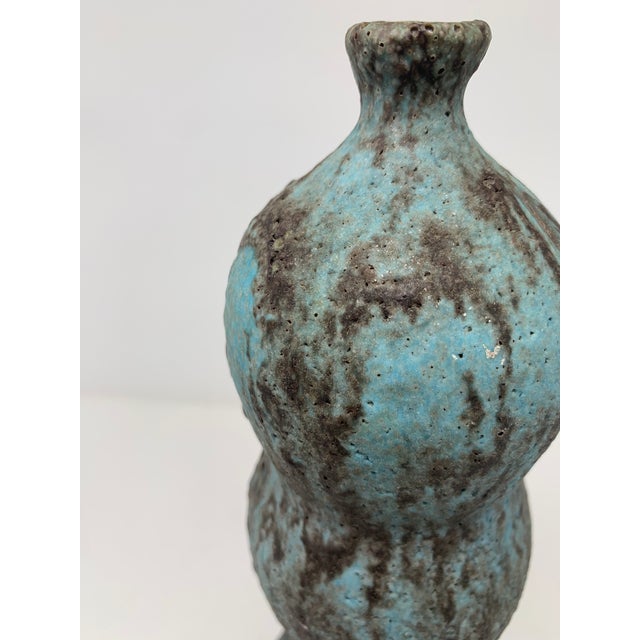 Late 20th Century Late 20th Century Textured Organic Vase For Sale - Image 5 of 10