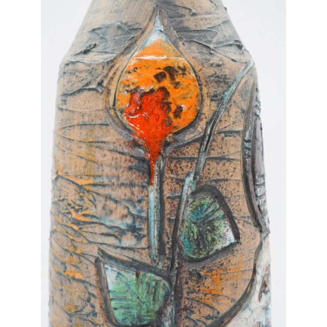 Vintage Swedish Nordic Design Floor Vase by Eivor Larsson for Tilgman Keramik, Sweden, 1960s For Sale - Image 6 of 11