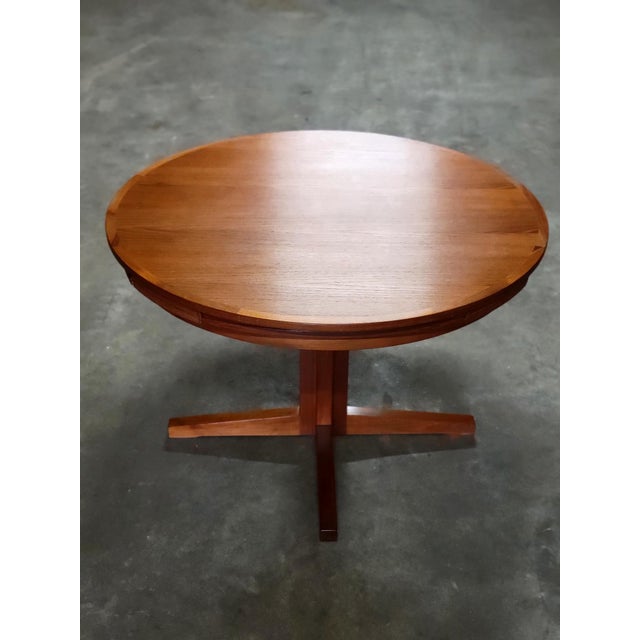 Dyrlund Danish Flip Flap Lotus Dining Table from Dyrlund, 1960 For Sale - Image 4 of 17