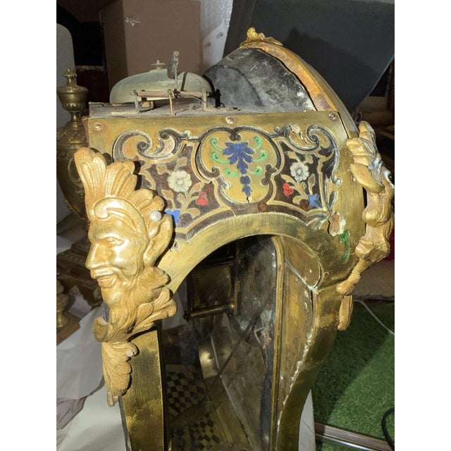 Large 19th Century French Boulle Bracket Clock For Sale - Image 15 of 15