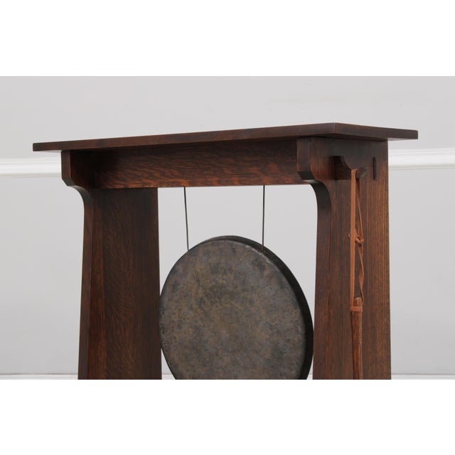 Stickley Mission Oak Arts & Crafts Gong For Sale In Philadelphia - Image 6 of 18